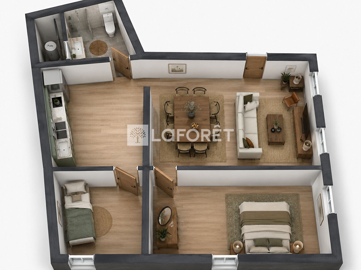 Appartement à vendre - 3 pièces - 63m2 - Larajasse (69590)