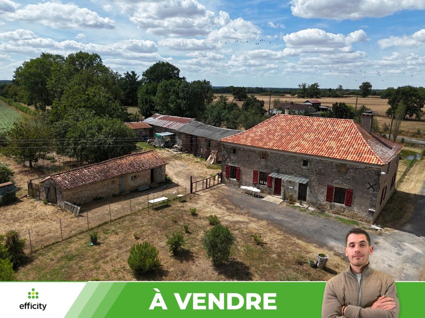 Maison à vendre - 5 pièces - 88m2 - Mauprévoir (86460)