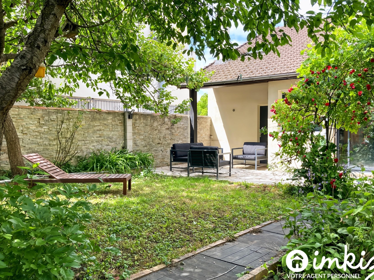 Maison familiale avec jardin, proche métro
