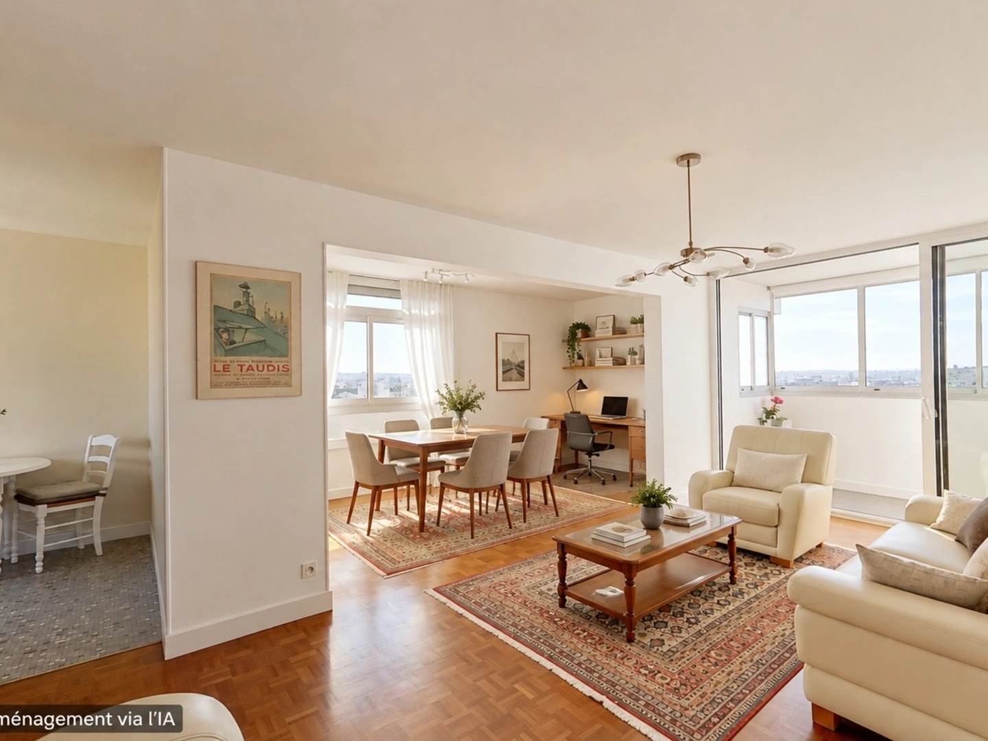 Appartement 3/4 pièces - 87 m² - 12e étage - Vue imprenable - Loggia - Quartier des Coutures