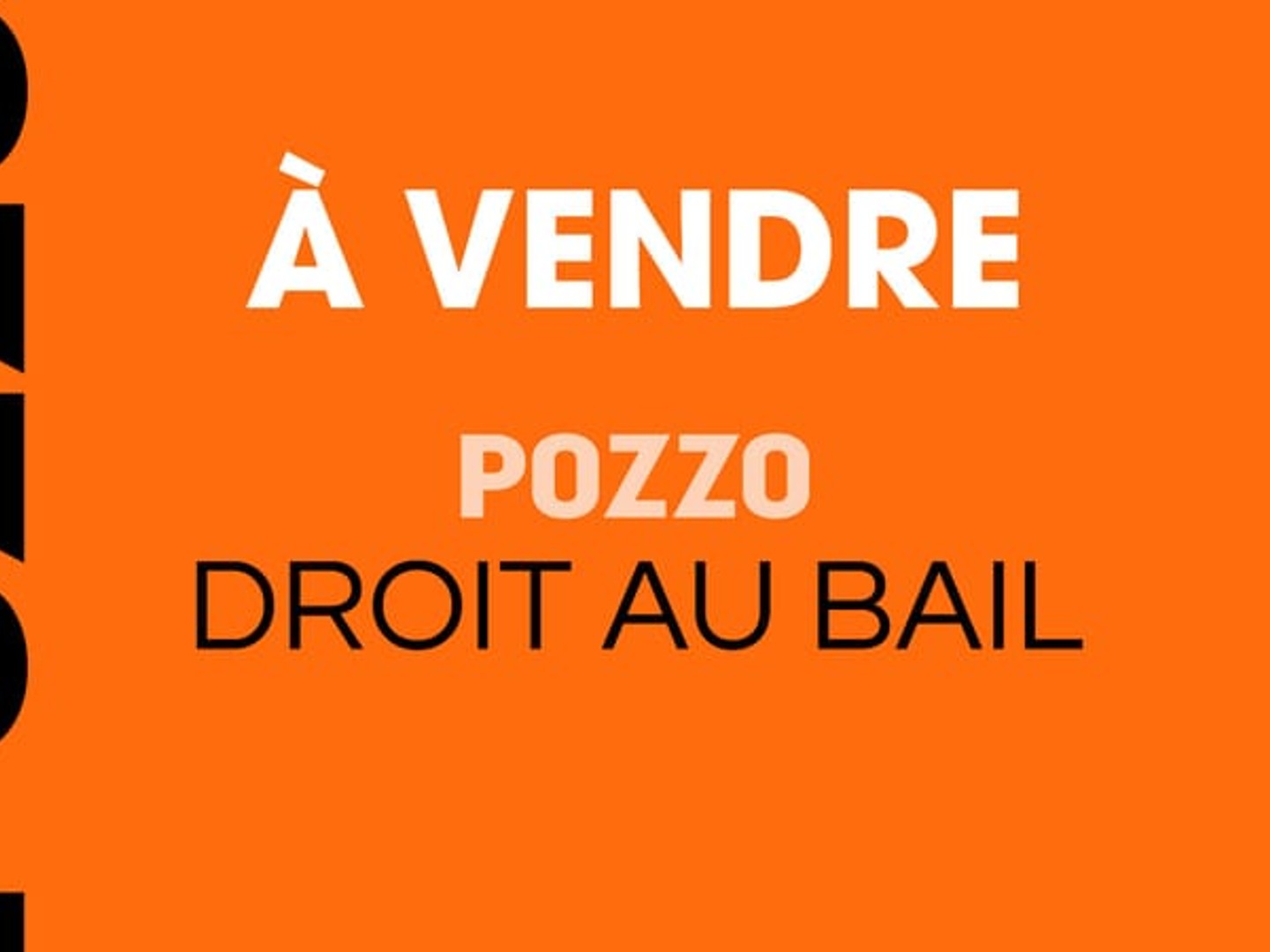 A VENDRE DROIT AU BAIL TROUVILLE
