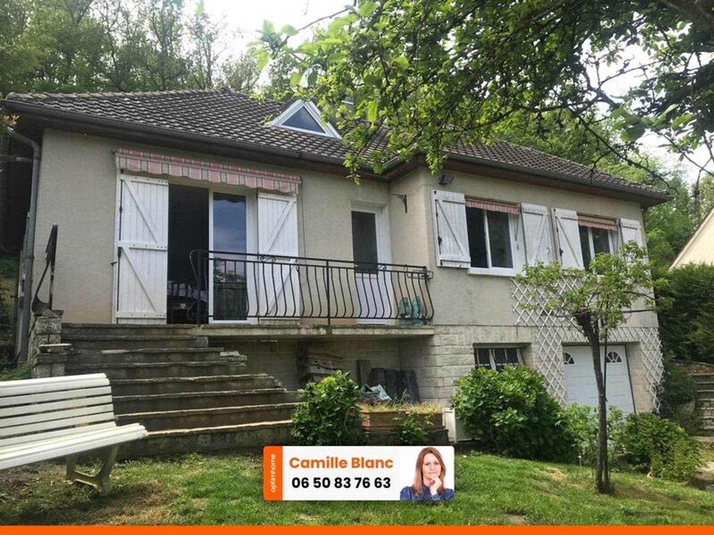 VALLEE DE L'EURE - MAISON FAMILIALE AU CALME - COMMODITES A PIED - SOUS-SOL TOTAL - CADRE VERDOYANT