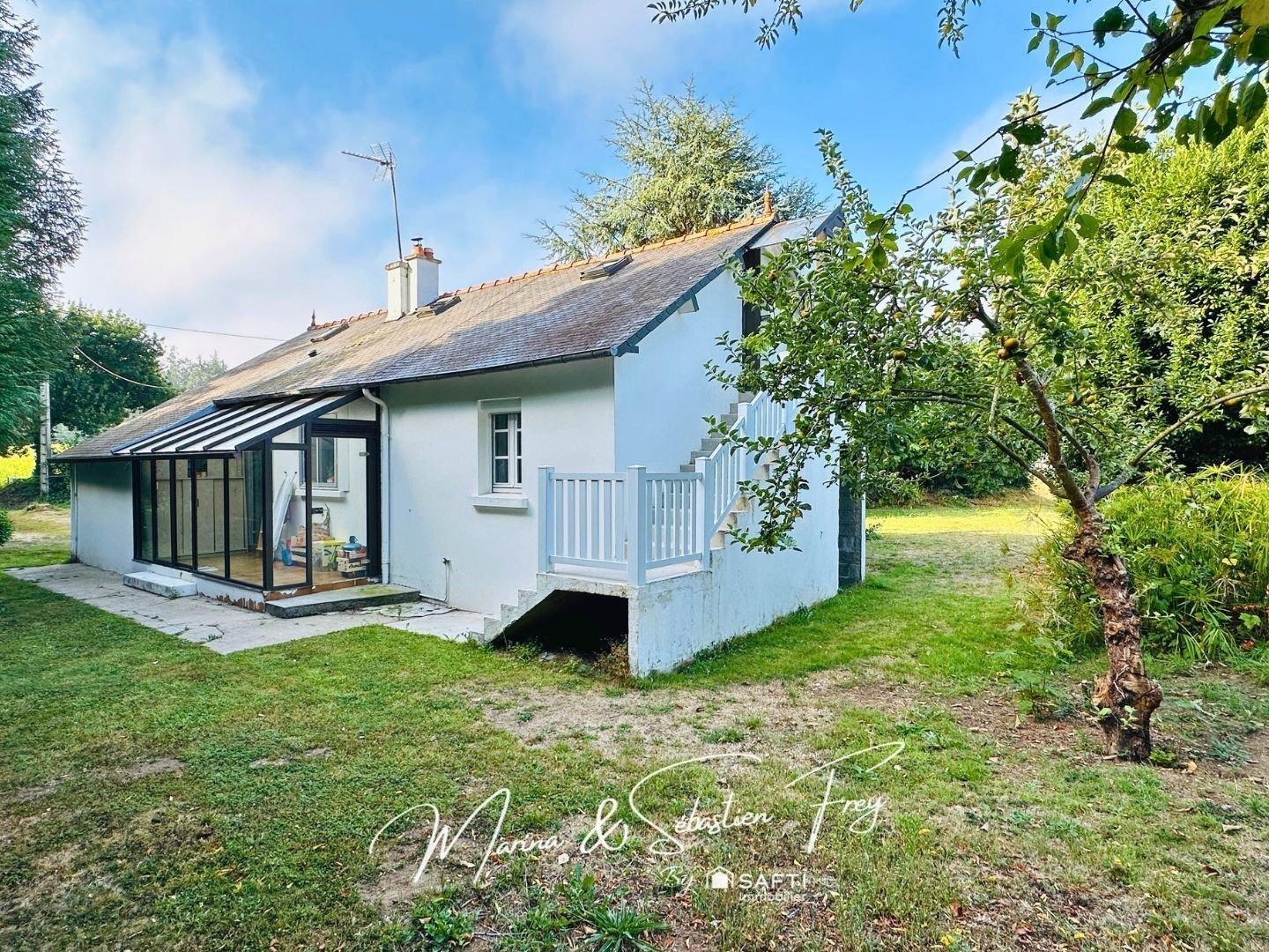 MAISON HABITABLE DE PLAIN-PIED  JARDIN CLOS  GARAGE
