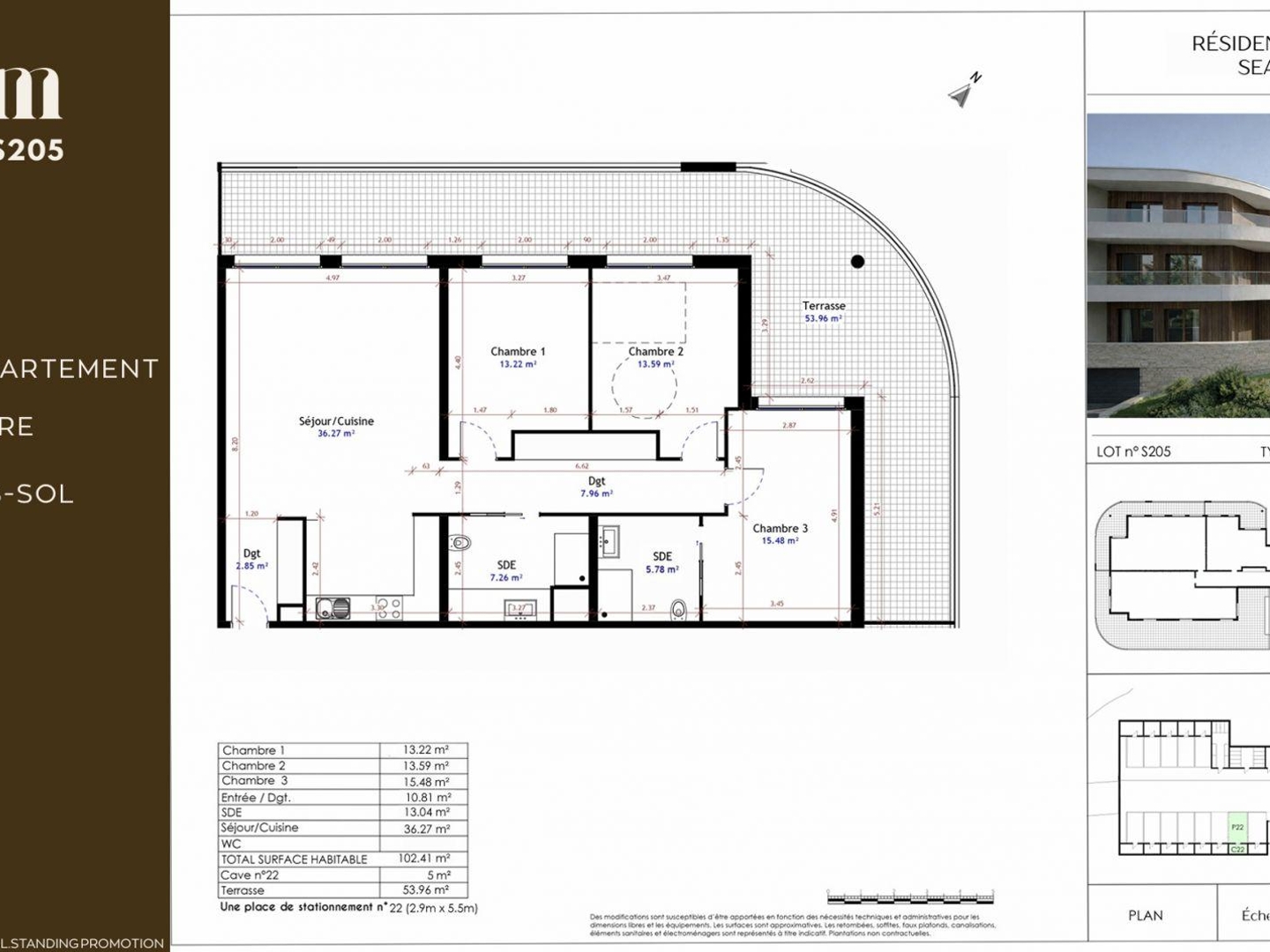 Appartement à vendre - 7 pièces - 102m2 - Saumur (49400)