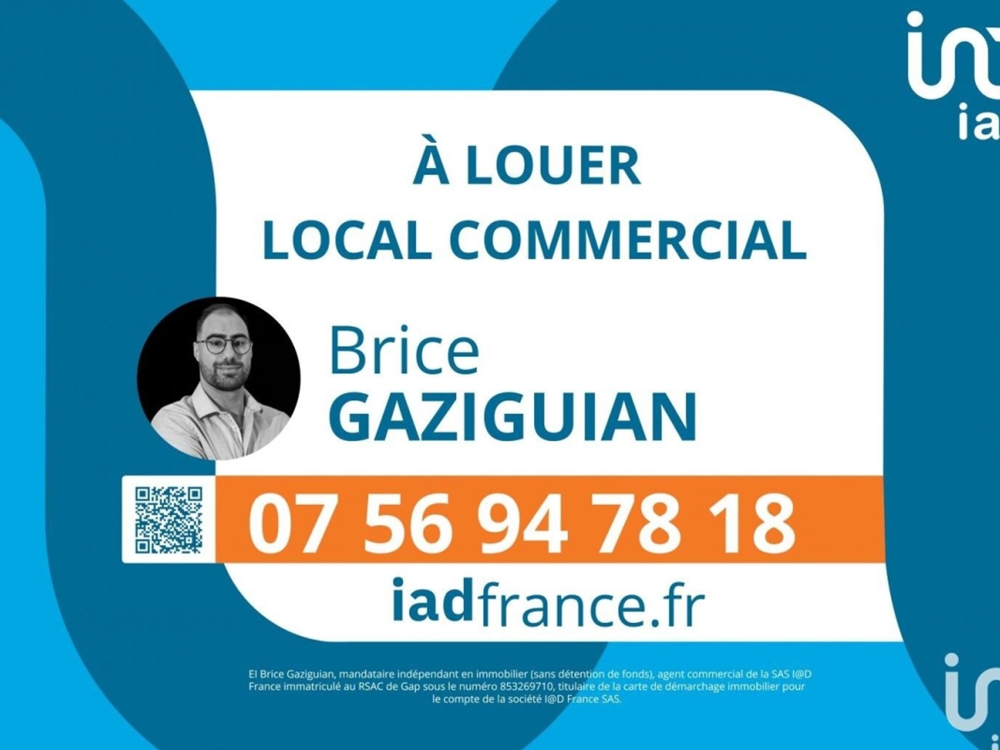 Location Boutique/Local commercial 390 m²