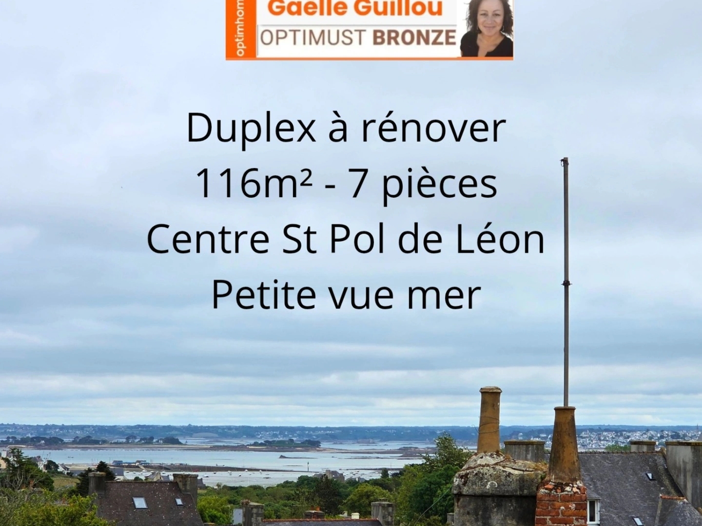Appartement à vendre - 7 pièces - 116m2 - Saint-Pol-De-Léon (29250)