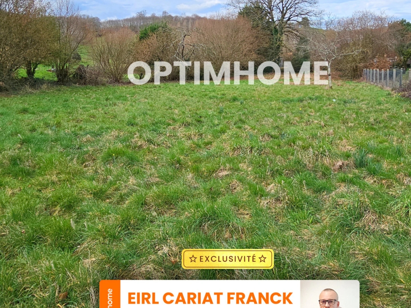 Terrain à vendre - 1180m2 - Fursac (23290)