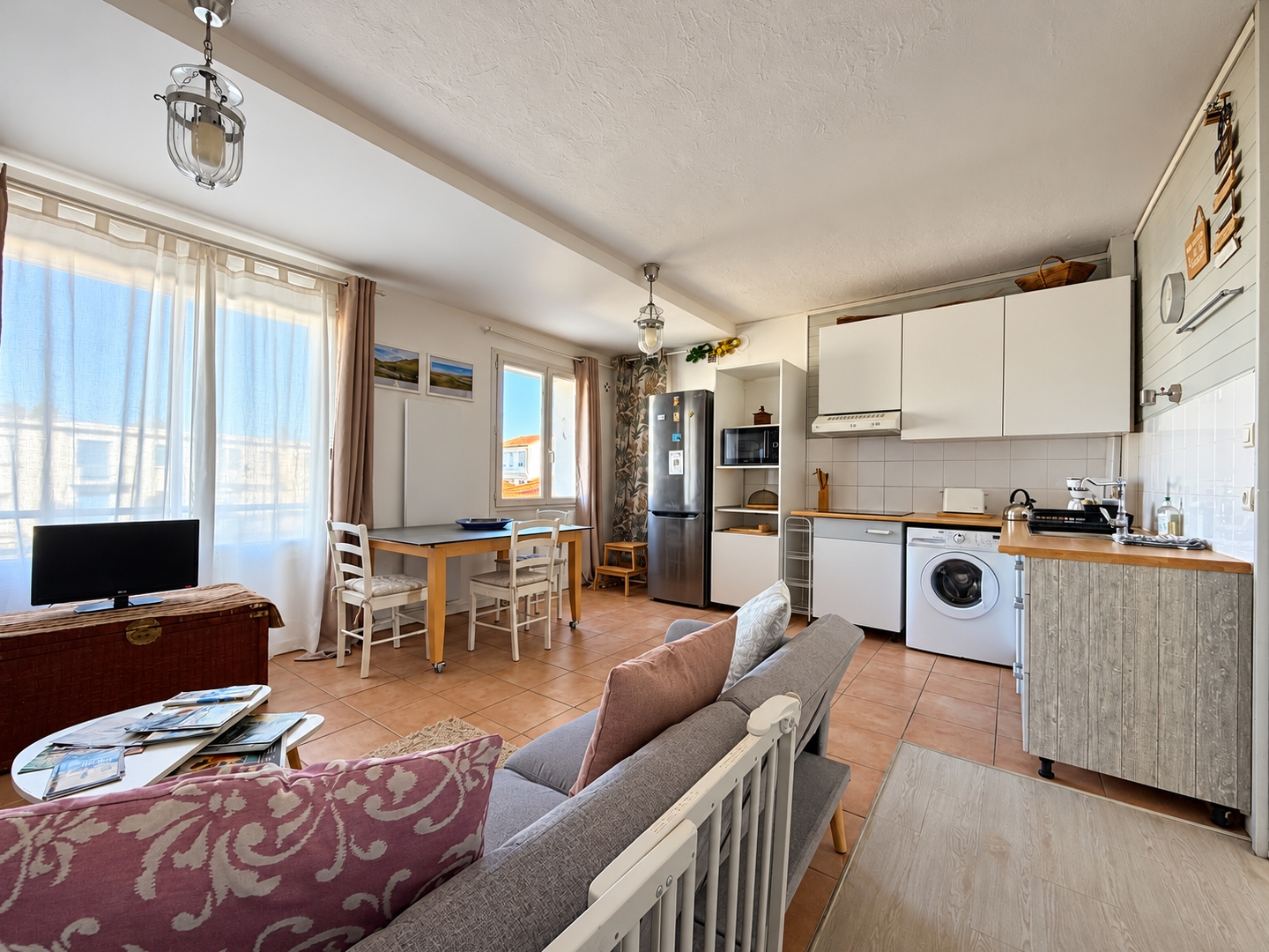 Appartement 3 pièces de 53m2 avec jardin