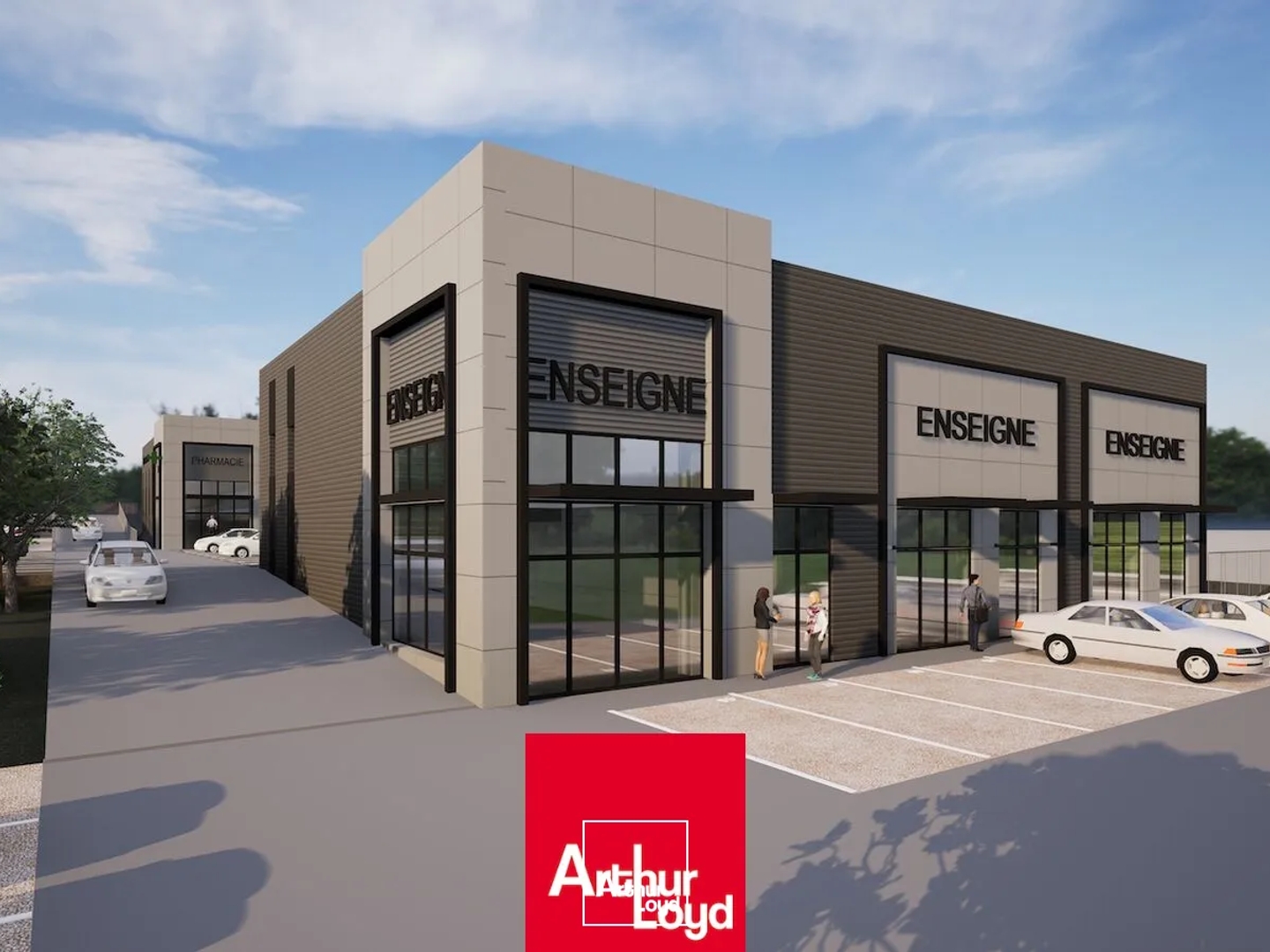 À VENDRE : Lot commercial au coeur d'un village d'entreprises NEUF livré T1 2027 dont une pharmacie prévue en entrée de parc à Frans
