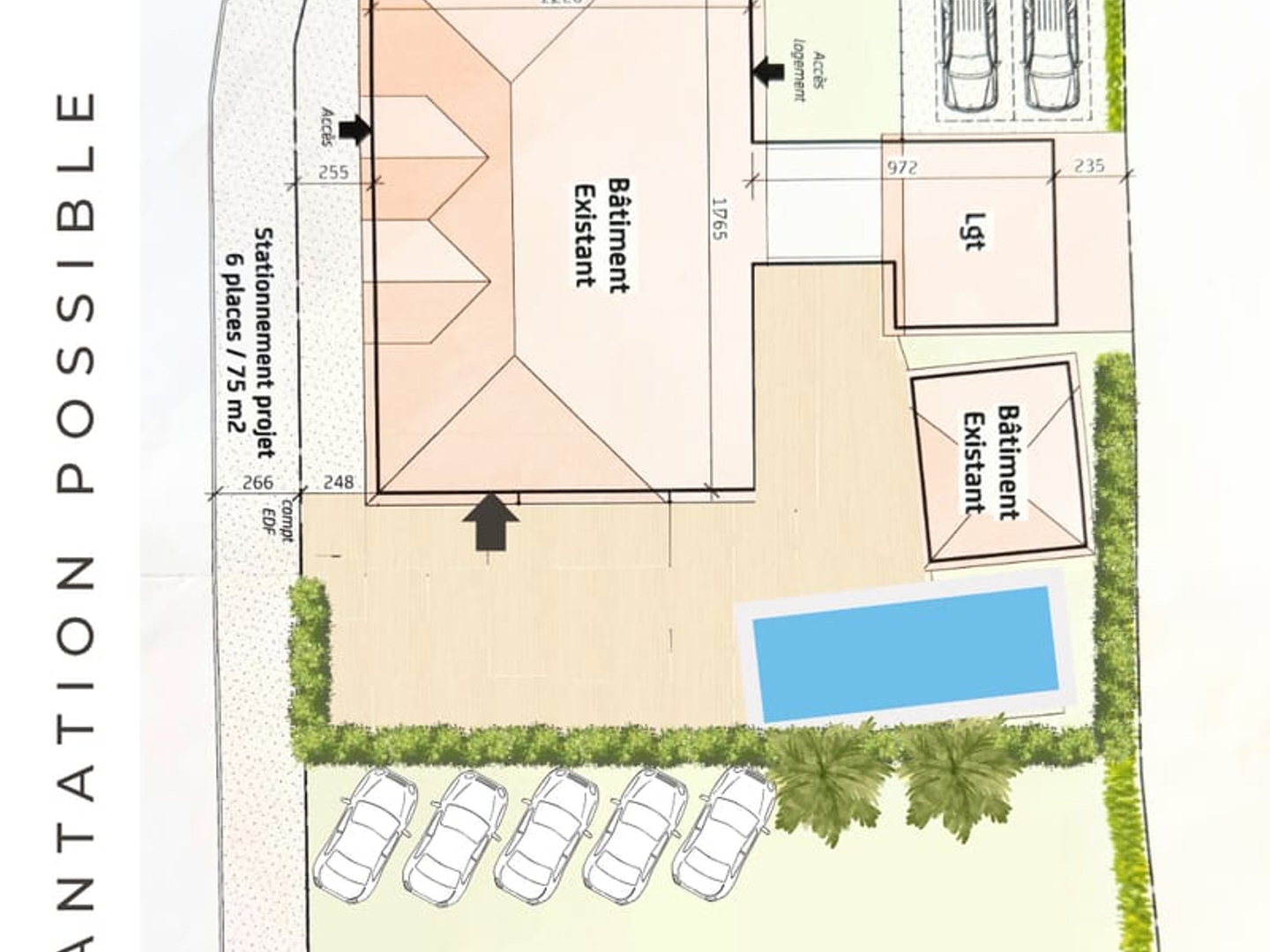 Magasin à vendre - 1 pièce - 309m2 - Angresse (40150)