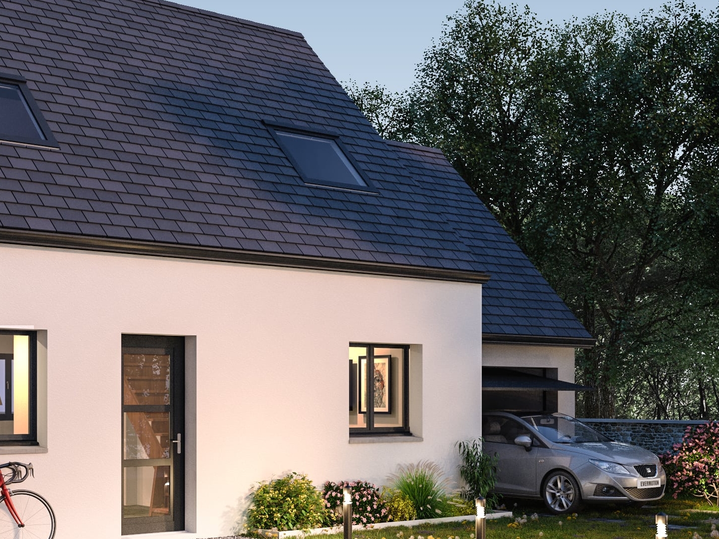 Terrain + maison 83 m²