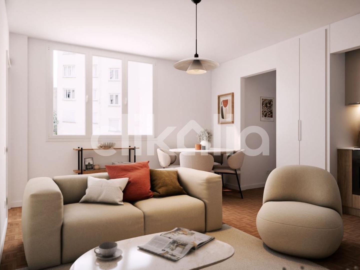 Appartement à vendre - 2 pièces - 36m2 - Paris 15e (75015)