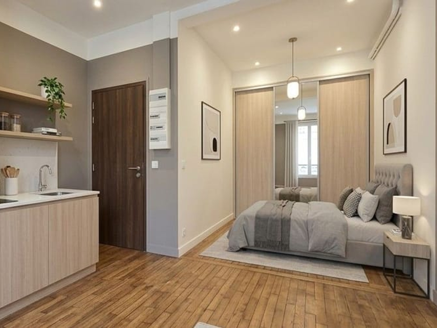 Studio 1 pièce 23 m²