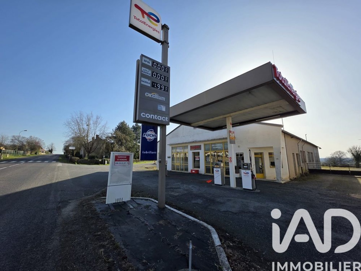 Vente garage 510 m²