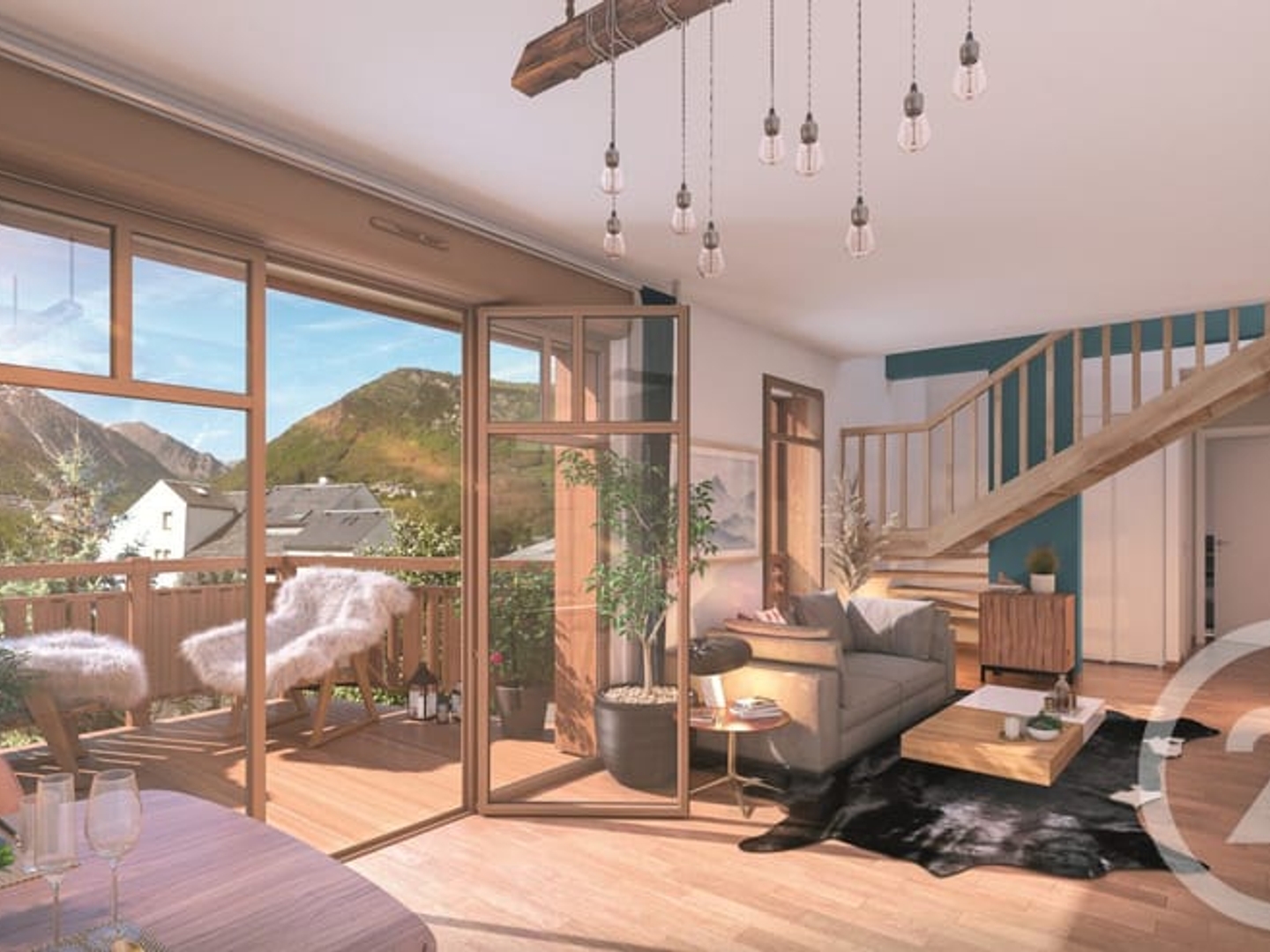 Appartement à vendre - 4 pièces - 96m2 - Saint-Lary-Soulan (65170)