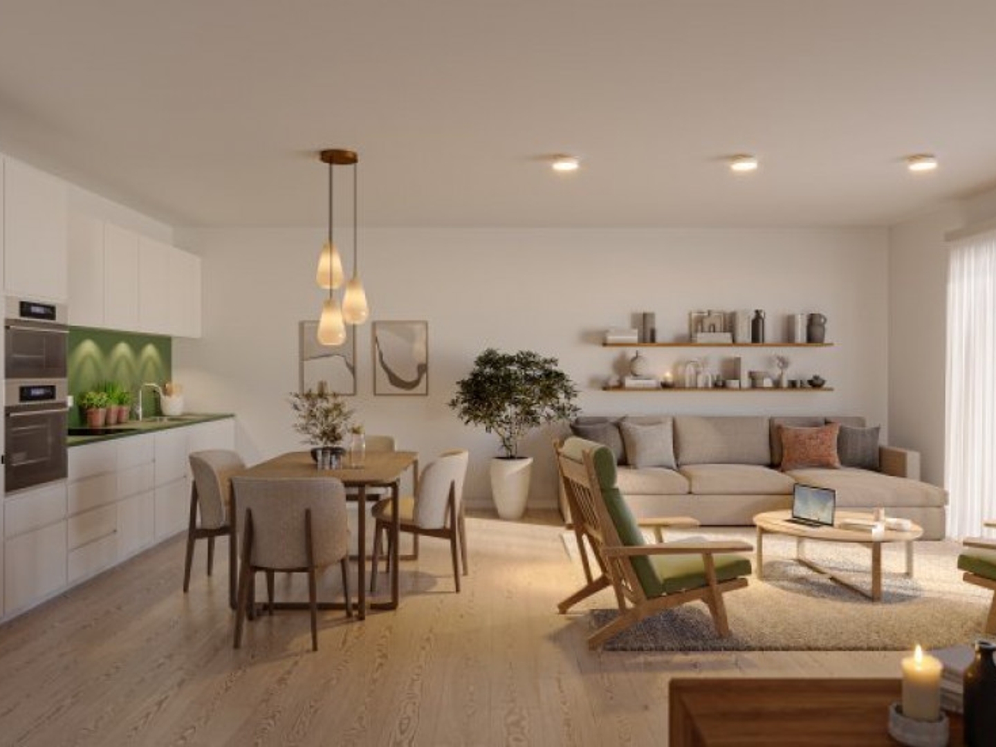 Appartement en frais réduits 3 pièces 71 m²