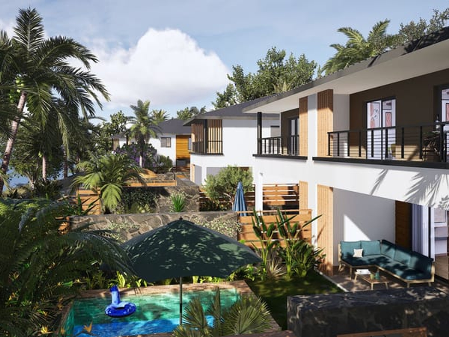 VILLA T5 GRAND BOIS VUE MER AVEC PISCINE
