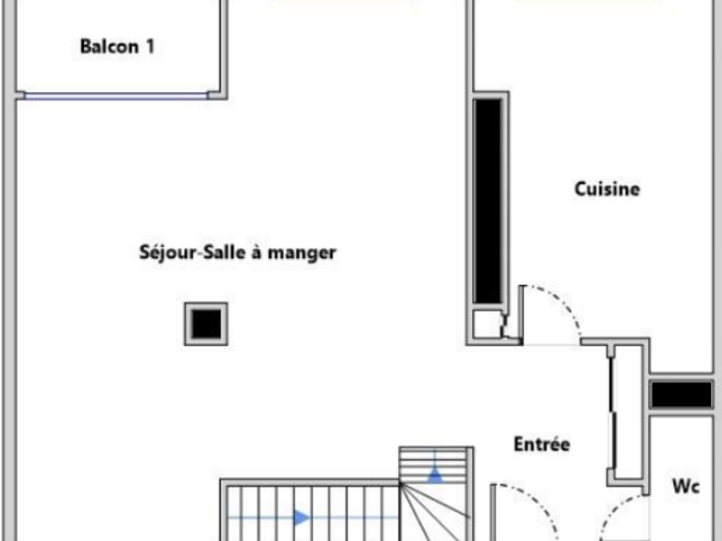 Appartement à vendre - 5 pièces - 79m2 - Versailles (78000)
