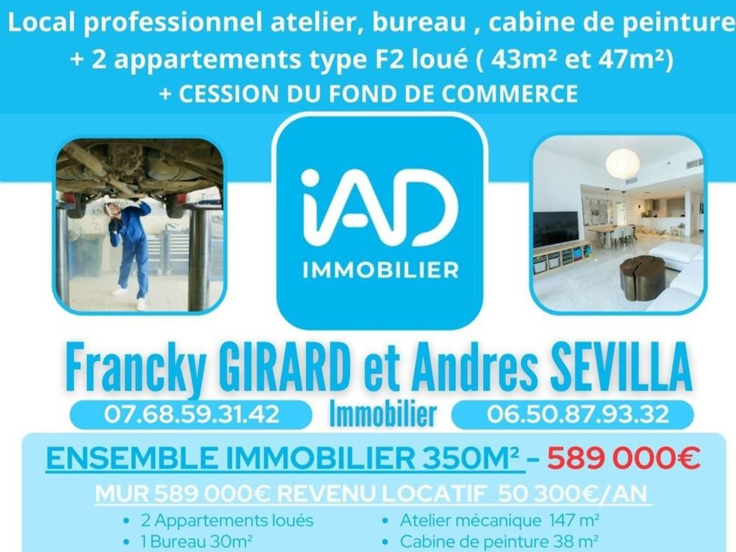 Vente Immeuble 318 m²