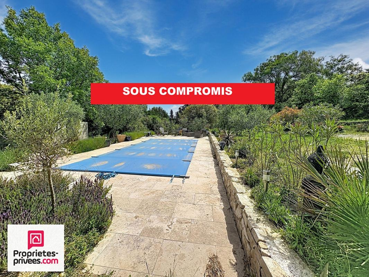 Rians villa T5 avec piscine sur 3515 m² calme sans vis à vis