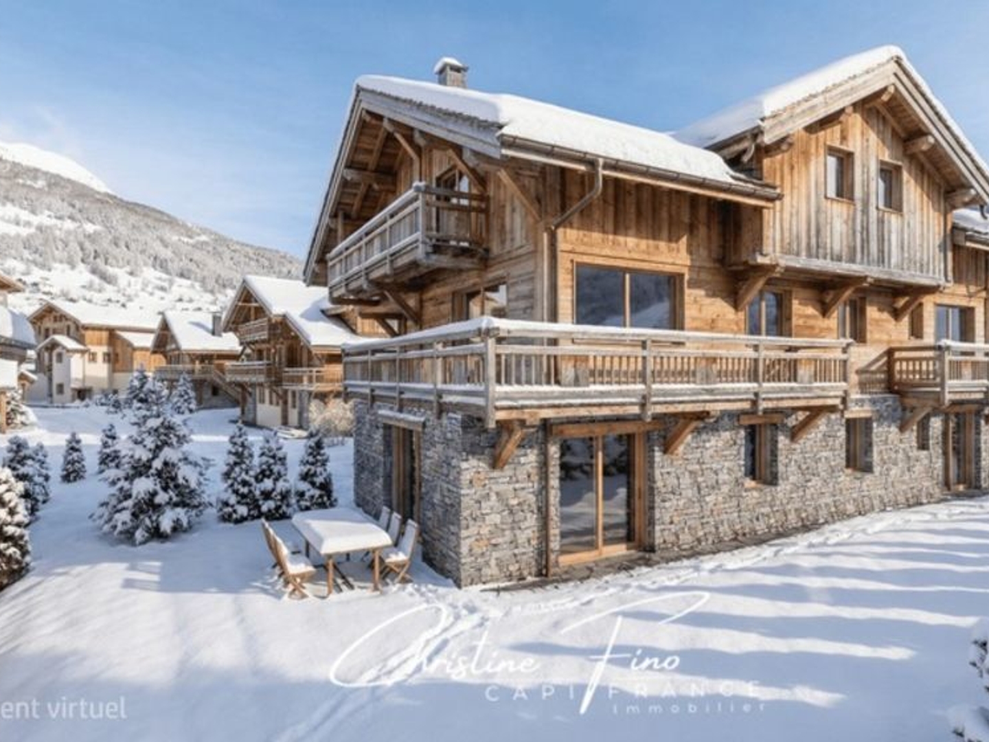 SERRE CHEVALIER- BRIANCON "LES CHALETS DE FERDINAND" CHALET 3 APPARTEMENT EN REZ DE JARDIN