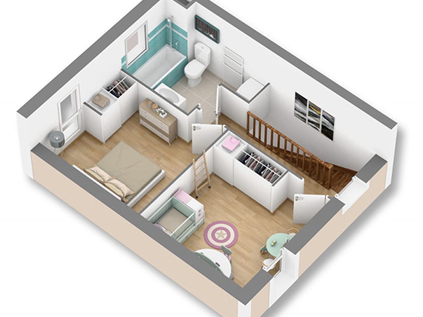 Maison à vendre - 3 pièces - 59m2 - Saint-Pierre-En-F... (74800)