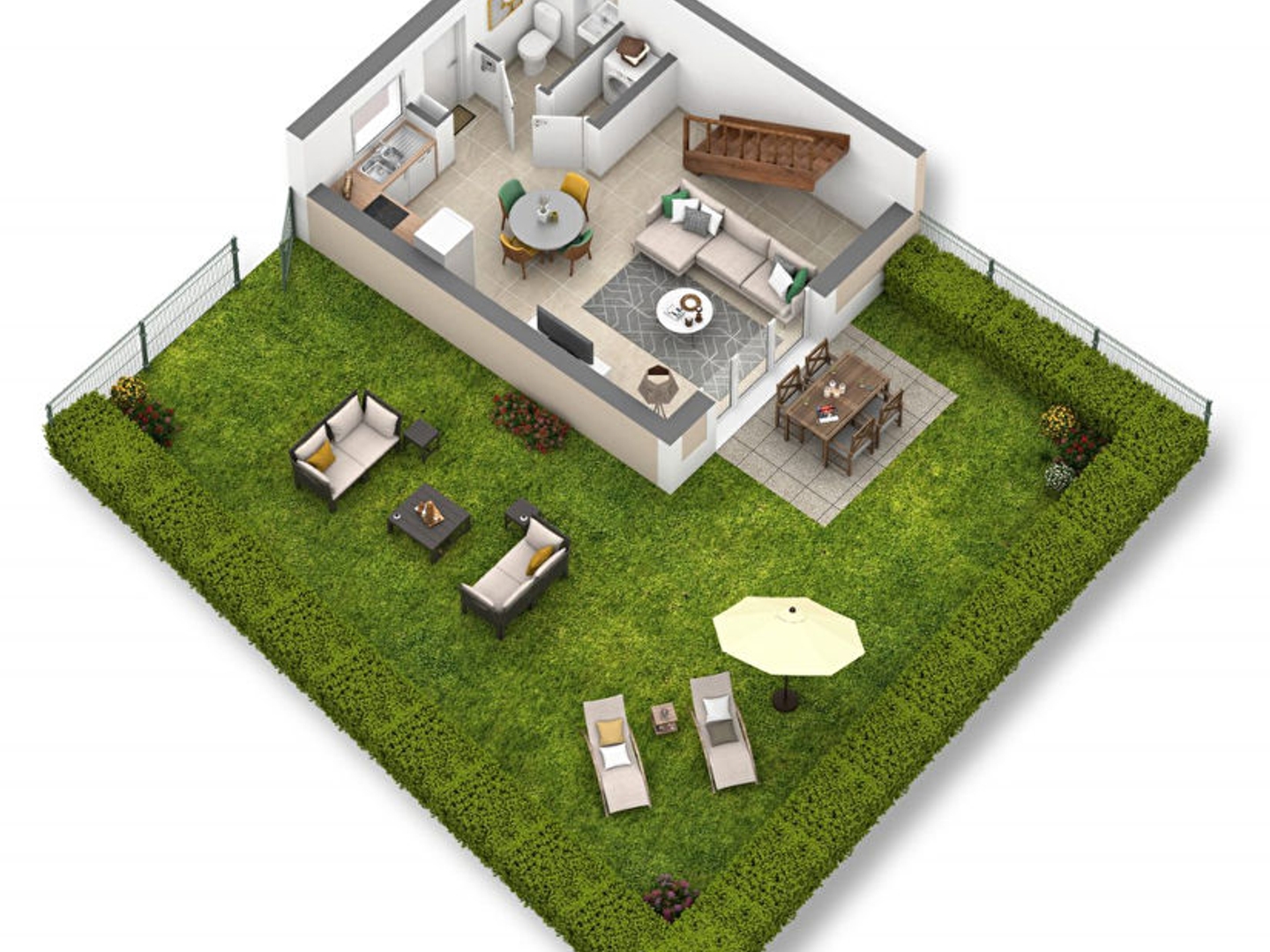 Maison à vendre - 3 pièces - 59m2 - Saint-Pierre-En-F... (74800)