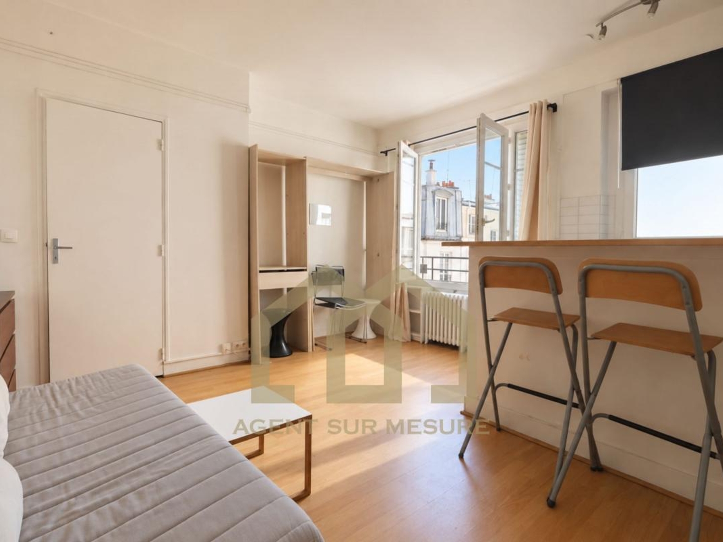 Vends studio - 19.02 m² - 1 pièce - Paris