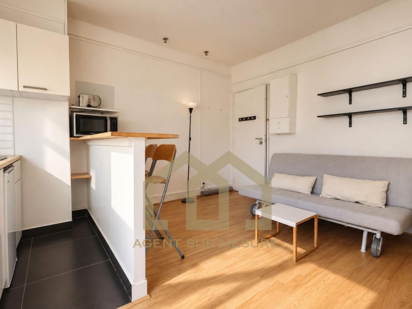 Appartement à vendre - 1 pièce - 19m2 - Paris 18e (75018)