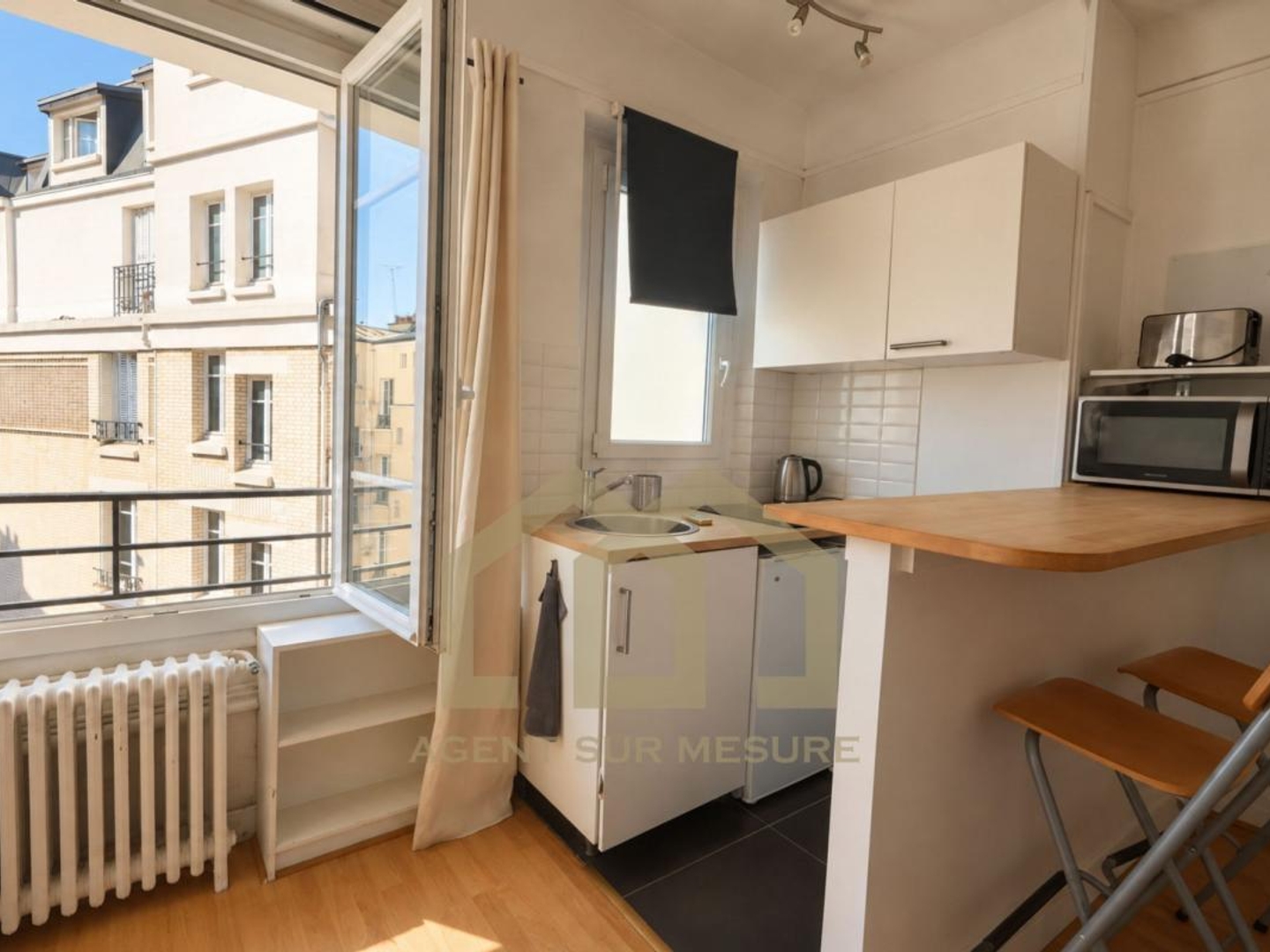 Appartement à vendre - 1 pièce - 19m2 - Paris 18e (75018)