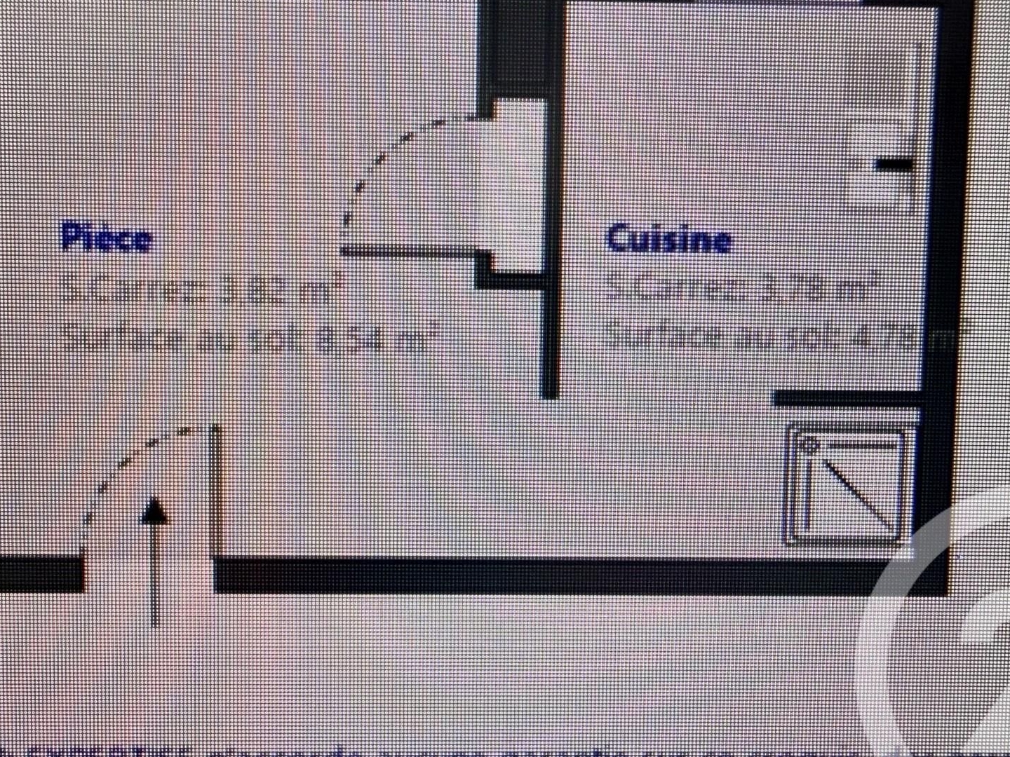 Appartement 1 pièce 13 m²