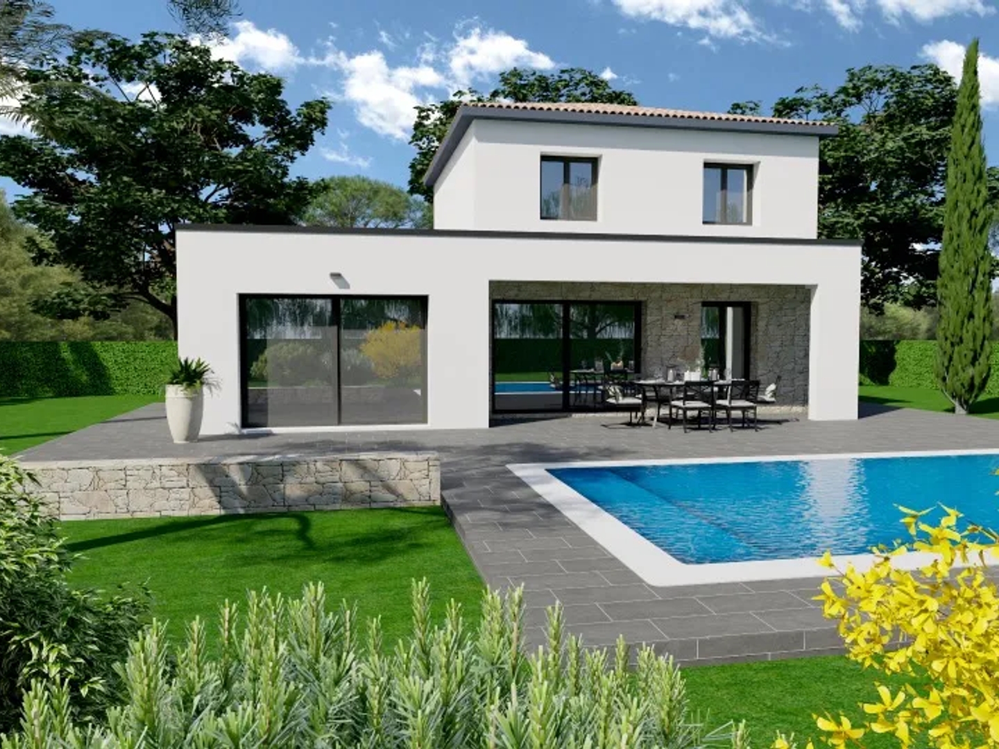 Maison à vendre - 4 pièces - 95m2 - Roquebrune-Sur-Ar... (83520)
