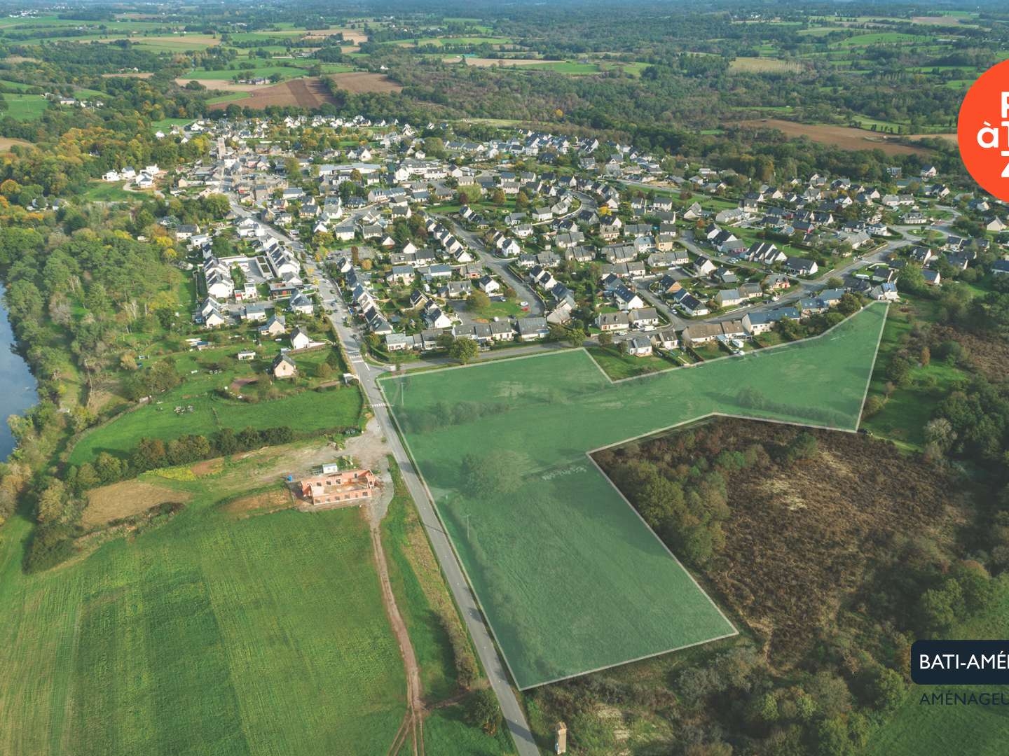 Terrain 413 m²