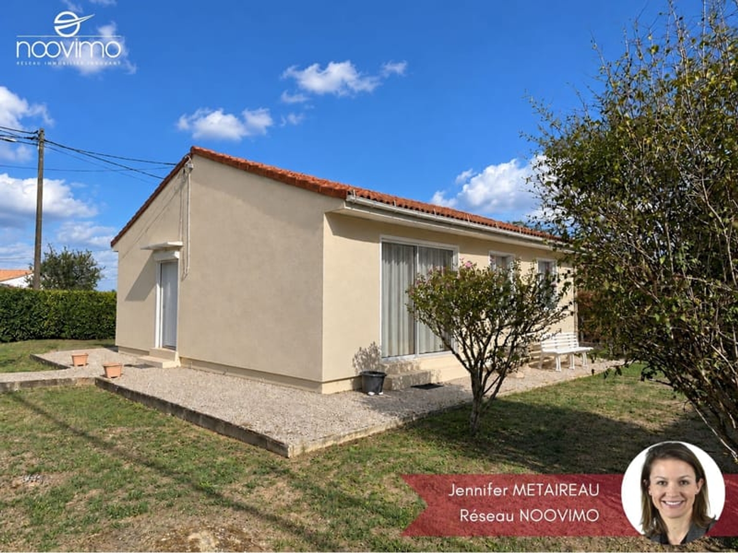 Maison à vendre - 3 pièces - 75m2 - La Haie-Fouassière (44690)