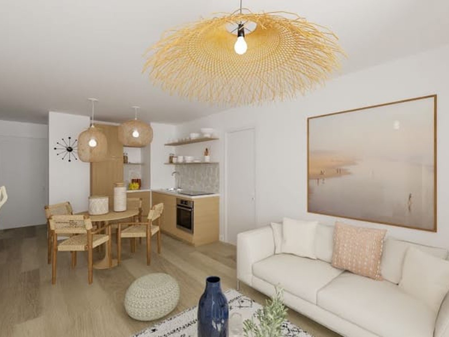 Appartement 2 pièces 44 m²