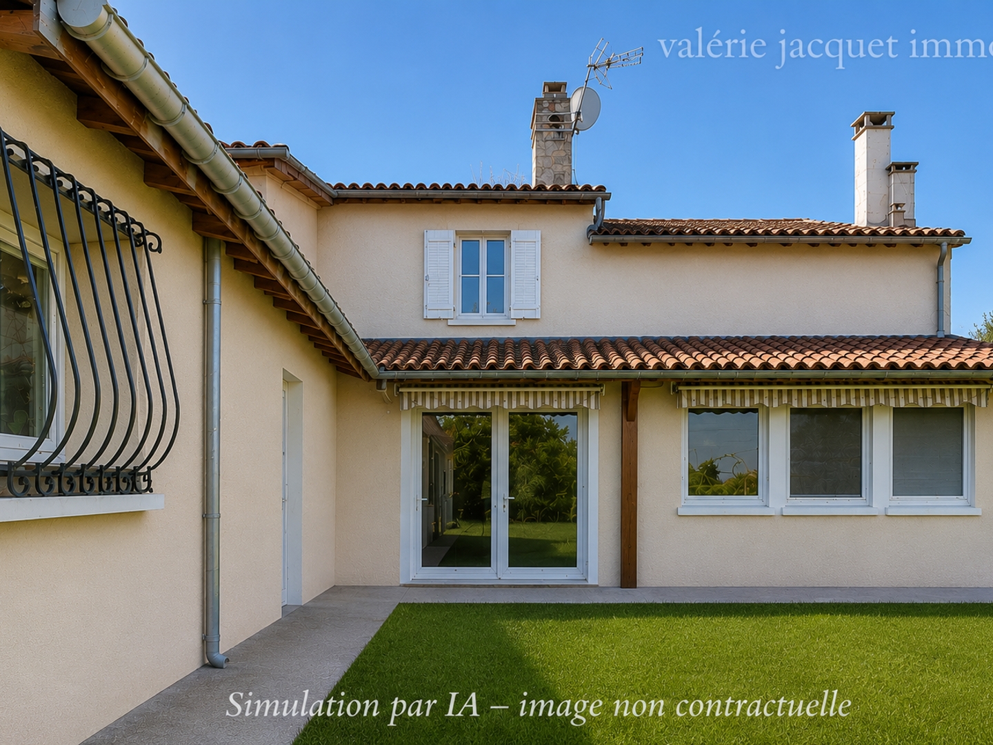 Maison à vendre - 5 pièces - 152m2 - Lussac (33570)