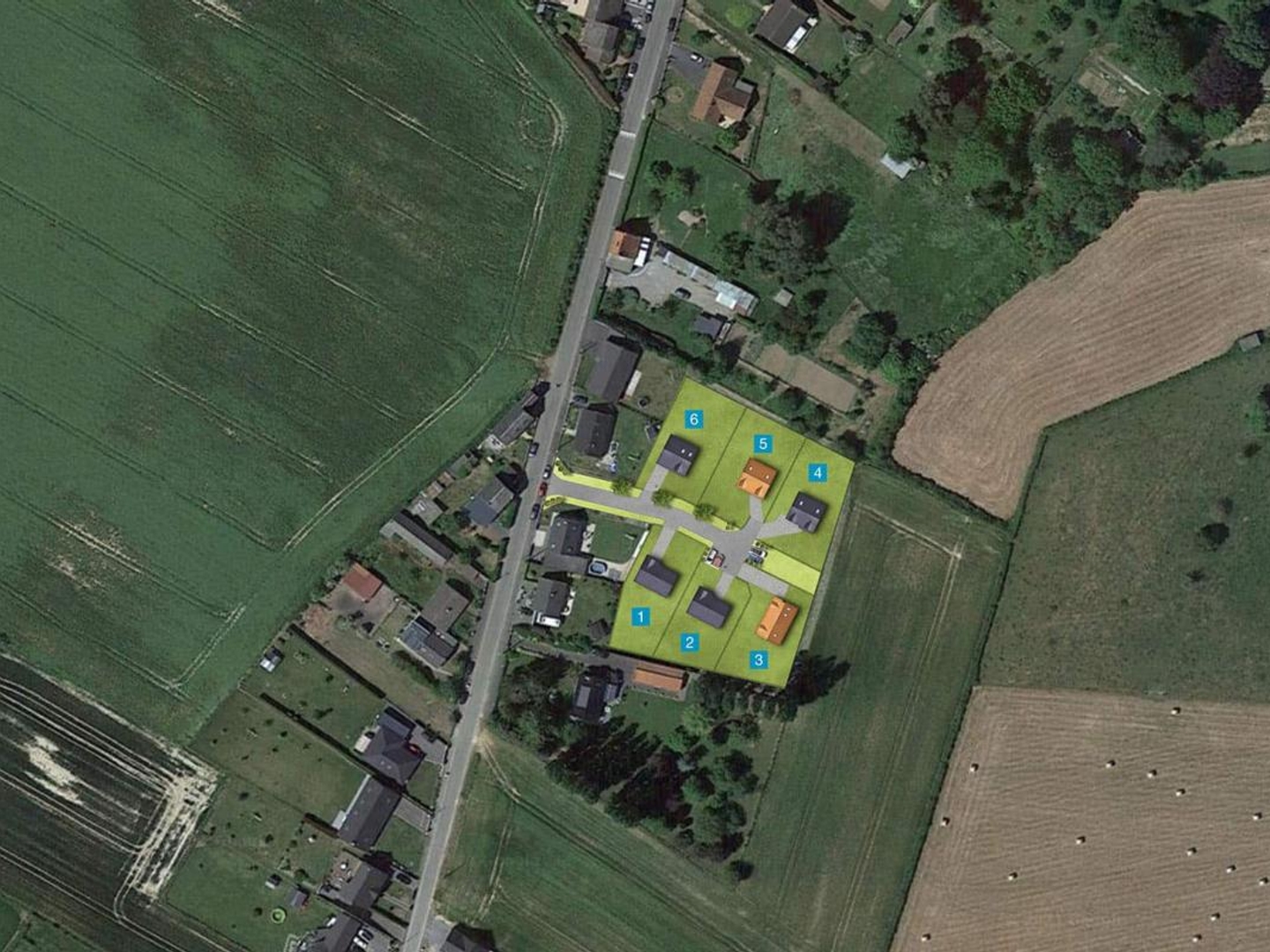 Terrain en individuel