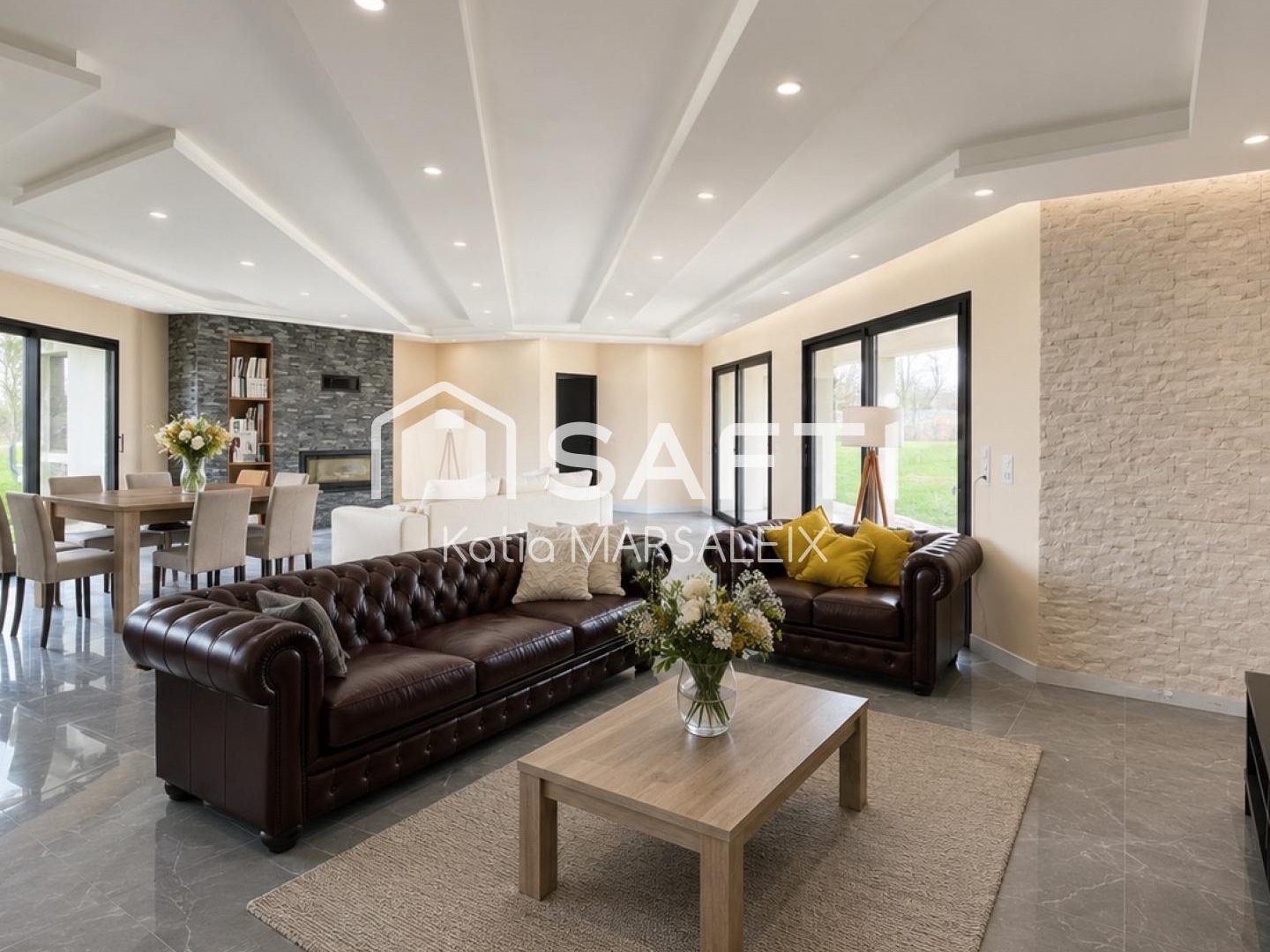 Maison contemporaine 2021 - DPE A - terrain 2642m²