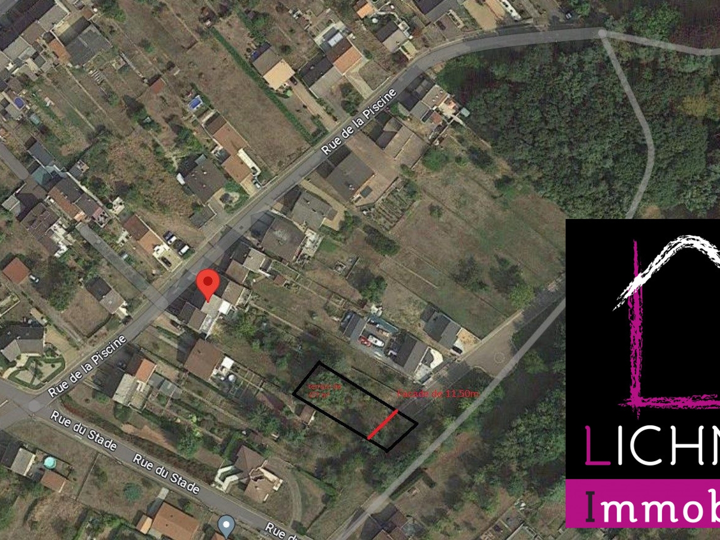 Terrain à vendre - 477m2 - L'hôpital (57490)