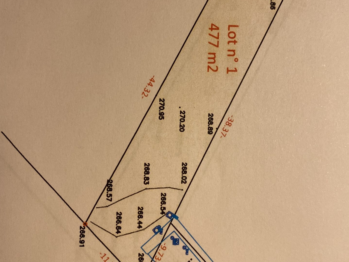 Terrain à vendre - 477m2 - L'hôpital (57490)