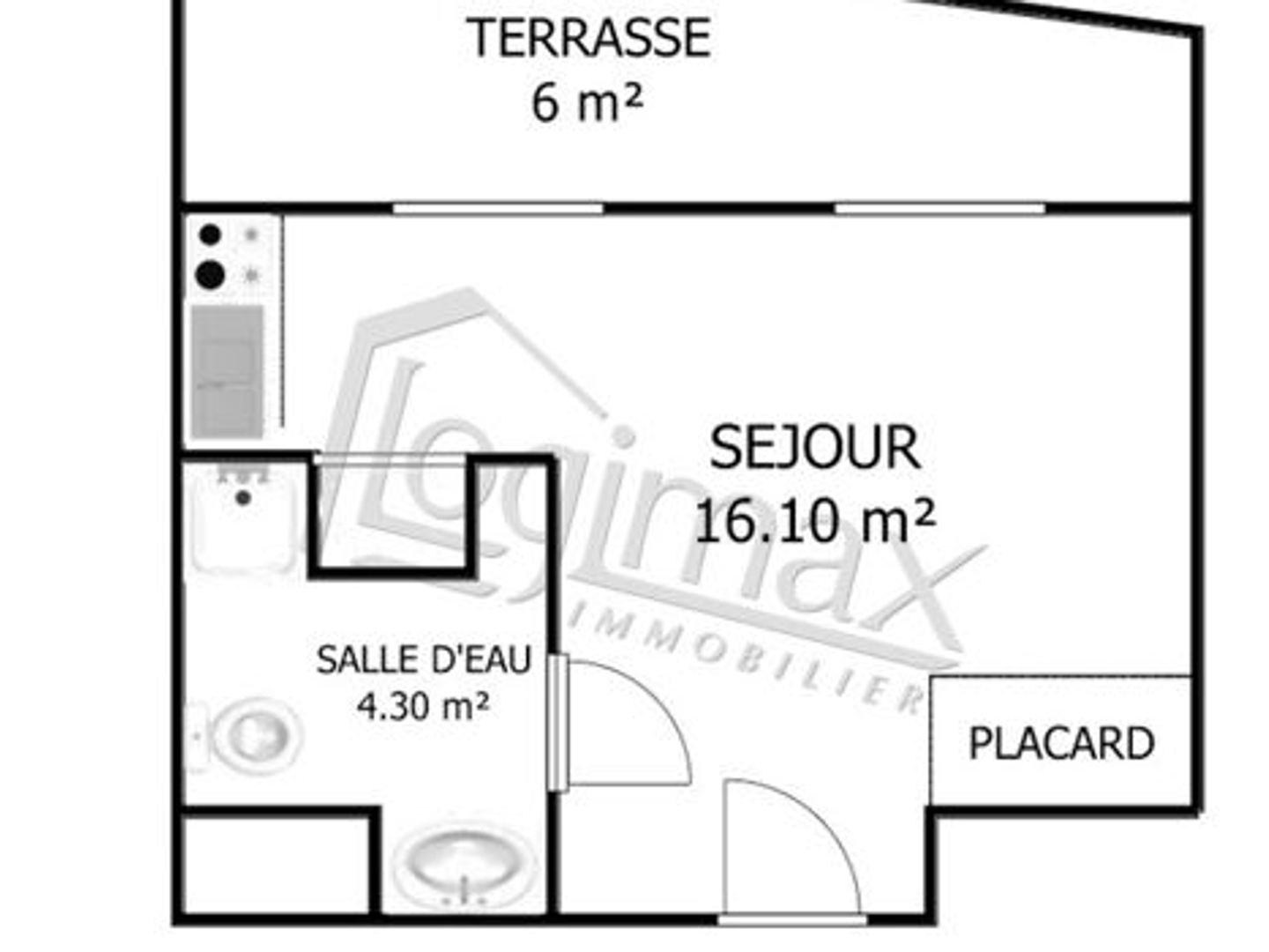 Appartement à vendre - 1 pièce - 20m2 - La Rochelle (17000)