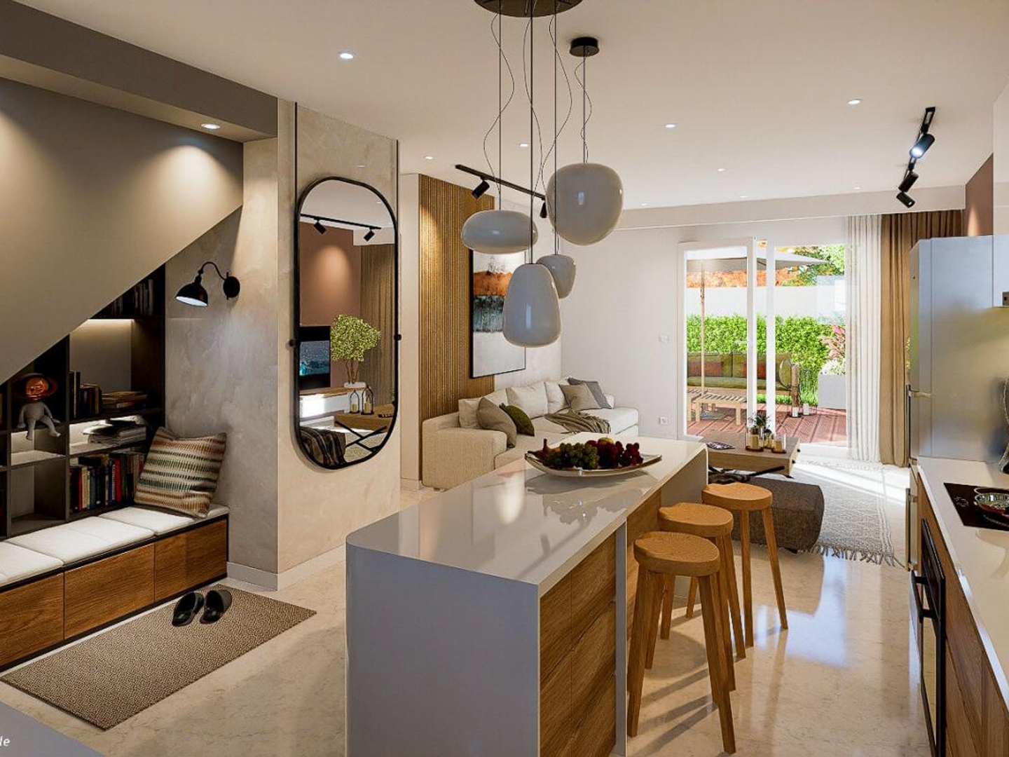 Terrain + maison 88 m²