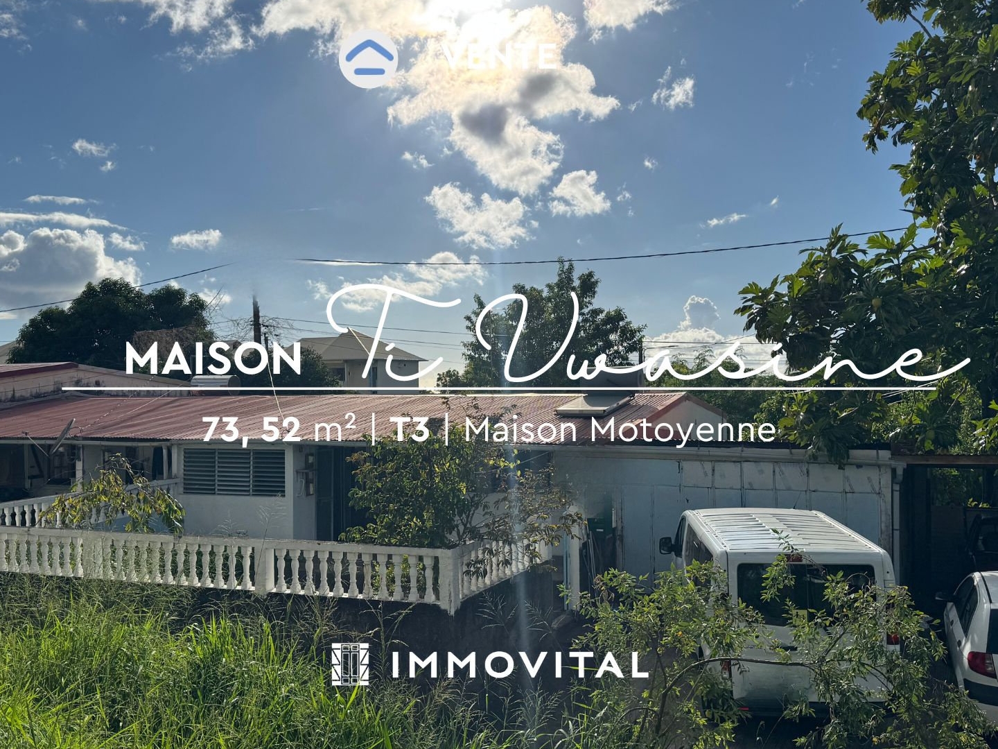 Maison Mitoyenne - T3 Basse-Terre, Petit Paris