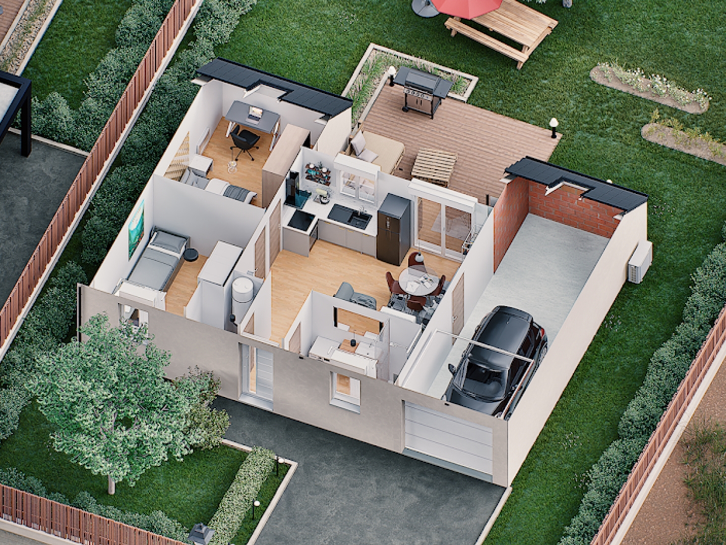 Maison neuve 3 pièces 49 m²