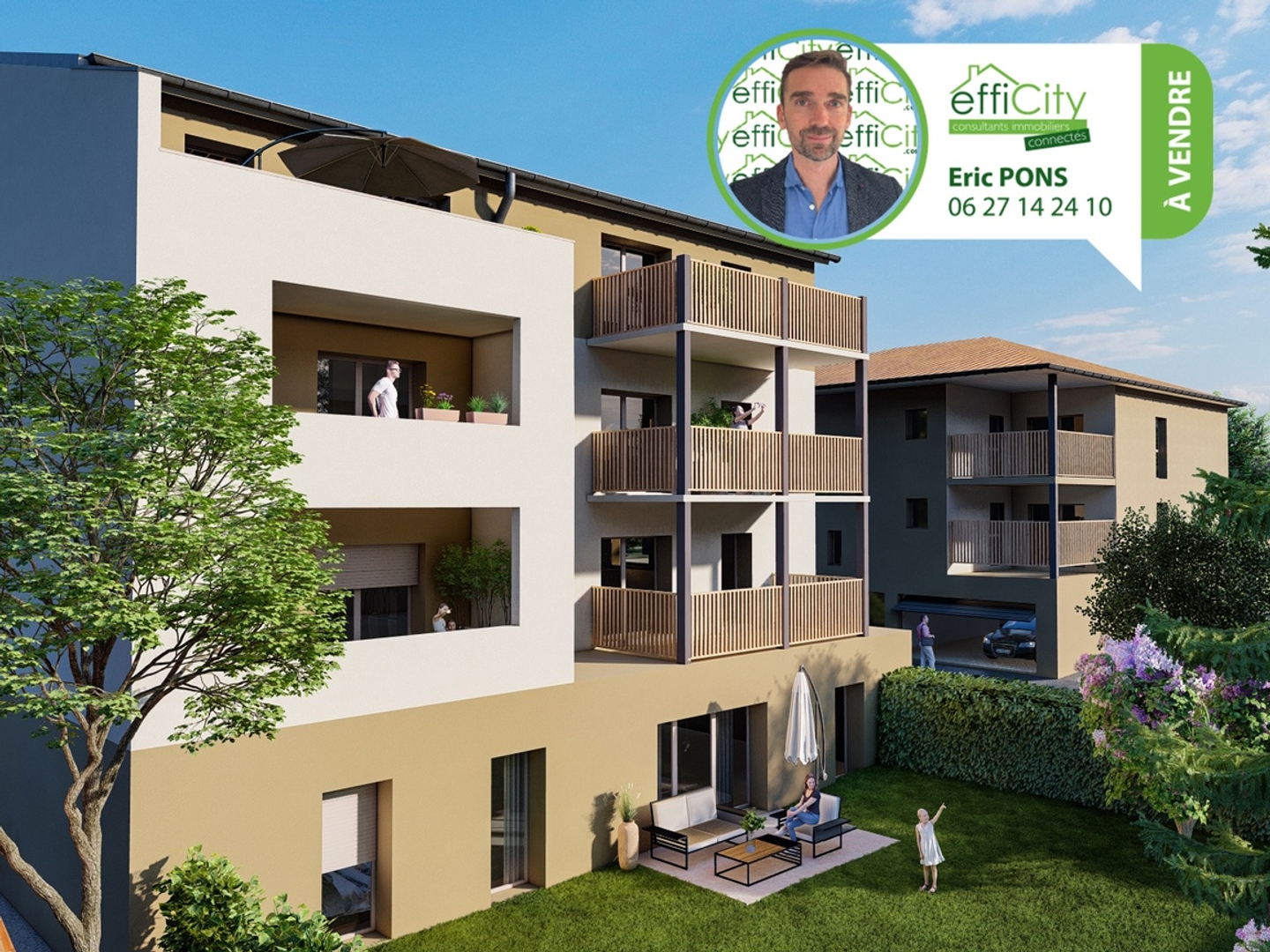 Appartement 2 pièces 39 m²