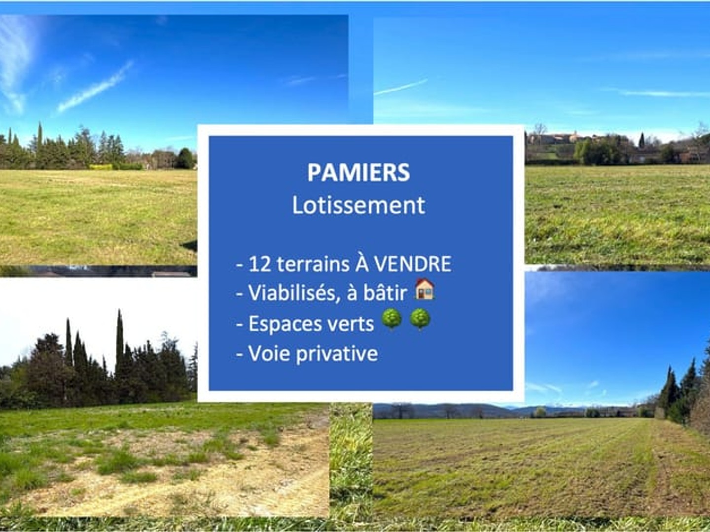 Terrain à vendre - Pamiers (09100)