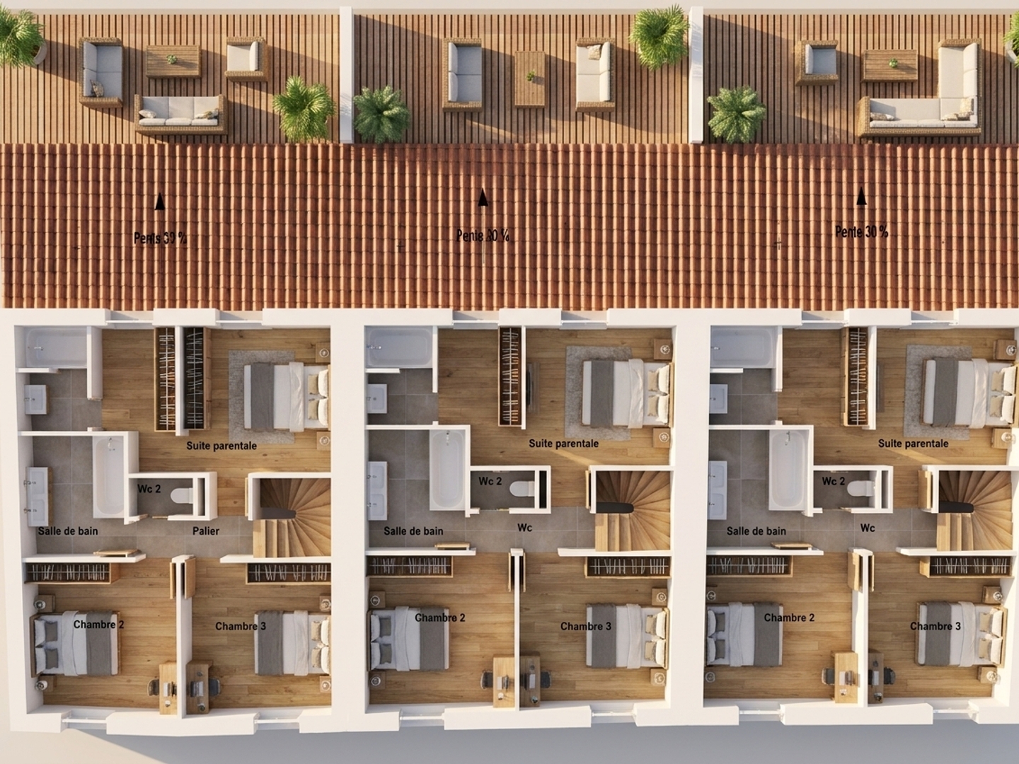 Maison à vendre - 4 pièces - 100m2 - Bègles (33130)