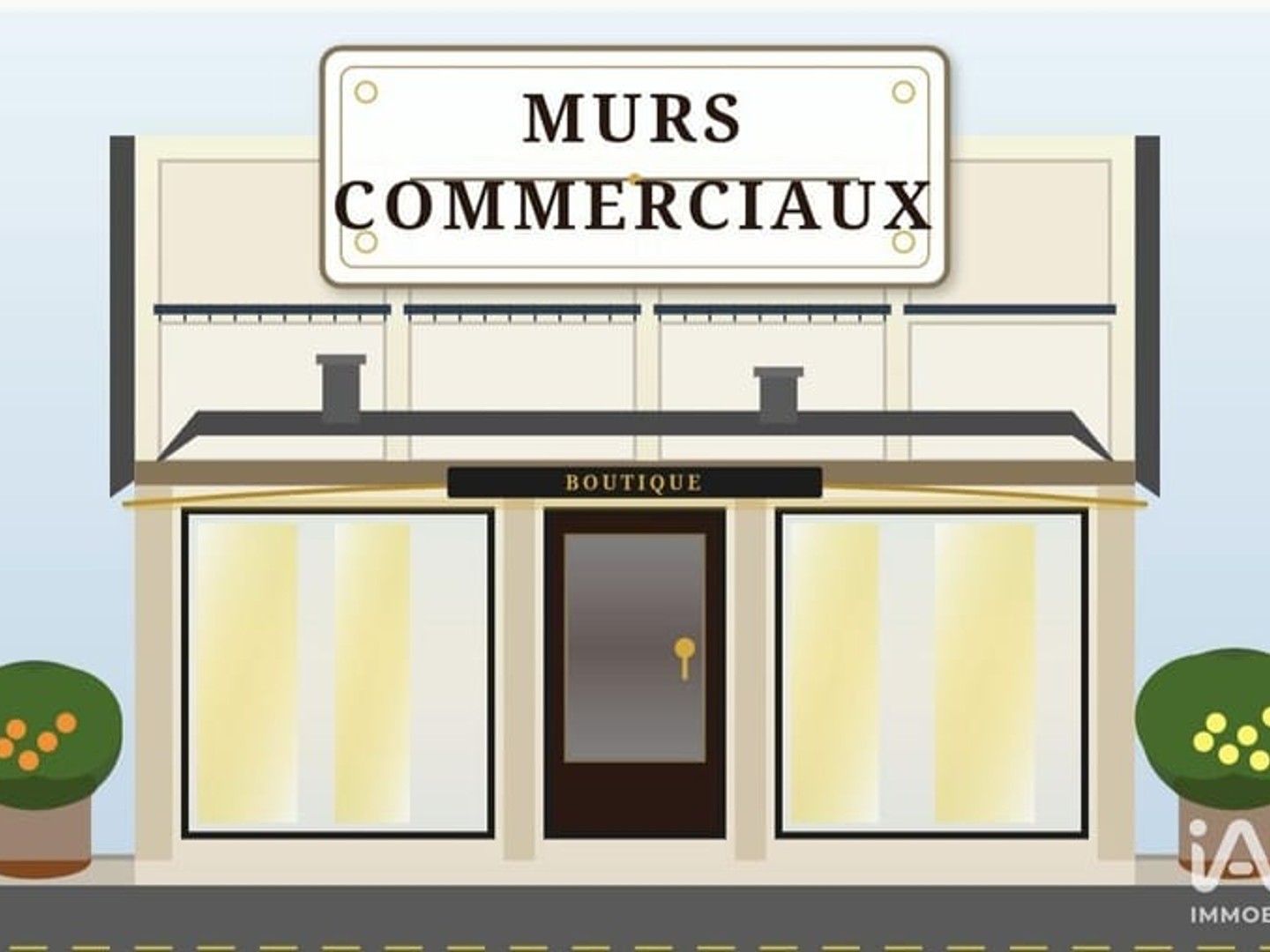 Immeuble commercial 55 m²