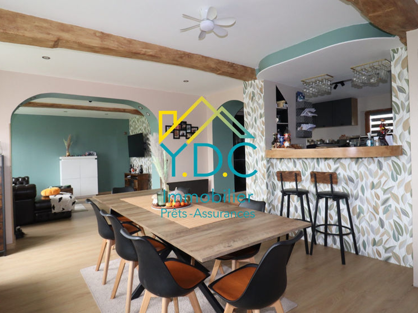 Maison 5 chambres avec vie de plain-pied possible et jardin P