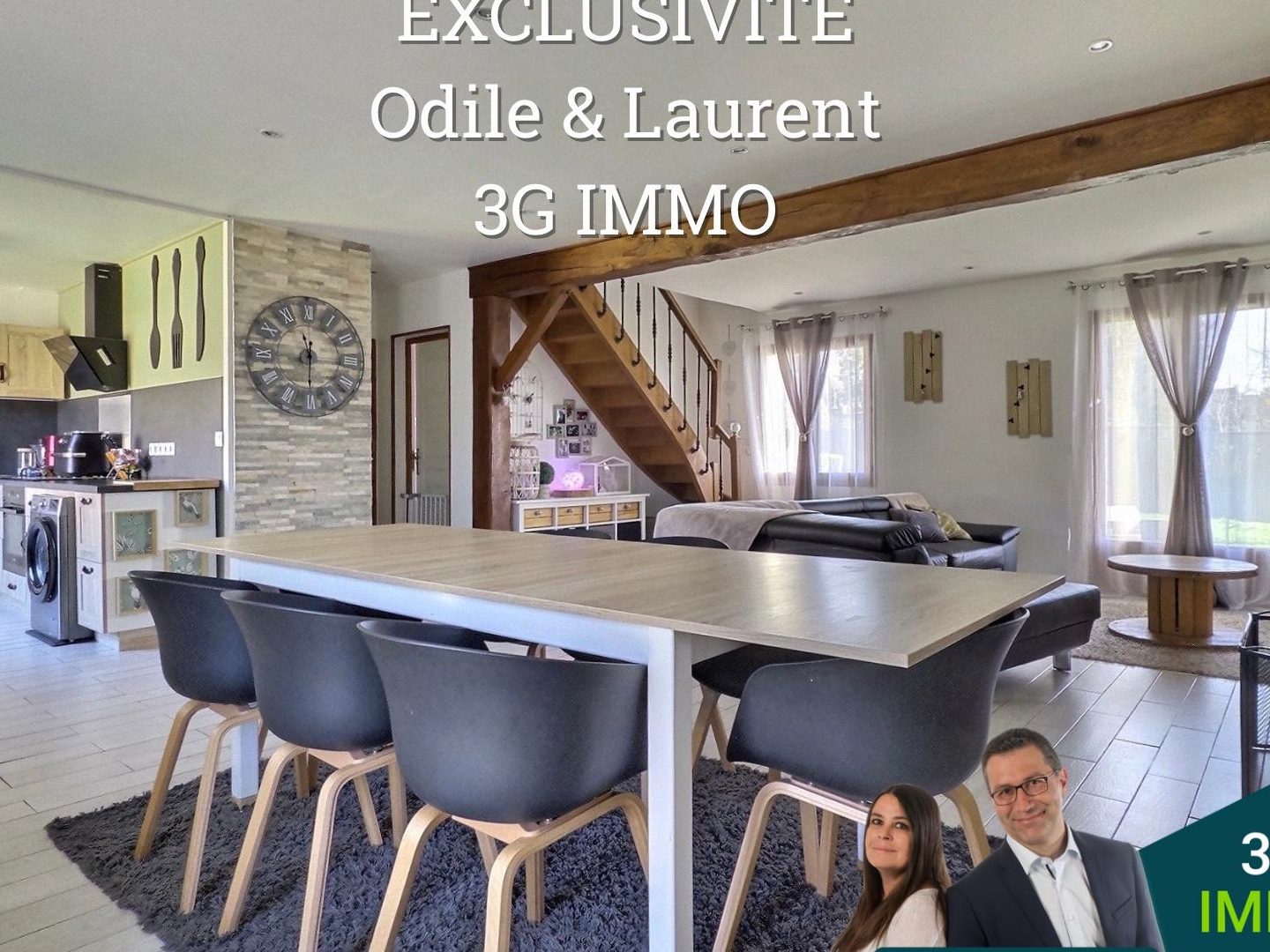 Maison à vendre - 5 pièces - 99m2 - Clermont (60600)